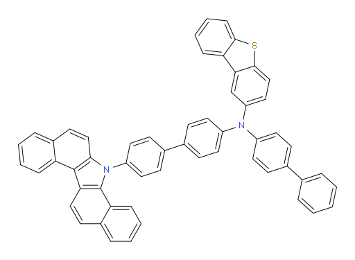 N-(4'-(7H-dibenzo[a,g]carbazol-7-yl)-[1,1'-biphenyl]-4-yl)-N-([1,1'-biphenyl]-4-yl)dibenzo[b,d]thiophen-2-amine