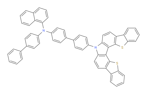 N-(4'-(7H-benzo[4,5]thieno[3,2-c]benzo[4,5]thieno[2,3-g]carbazol-7-yl)-[1,1'-biphenyl]-4-yl)-N-([1,1'-biphenyl]-4-yl)naphthalen-1-amine