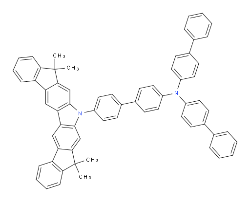 N,N-di([1,1'-biphenyl]-4-yl)-4'-(5,5,9,9-tetramethyl-5H-diindeno[2,1-b:1',2'-h]carbazol-7(9H)-yl)-[1,1'-biphenyl]-4-amine
