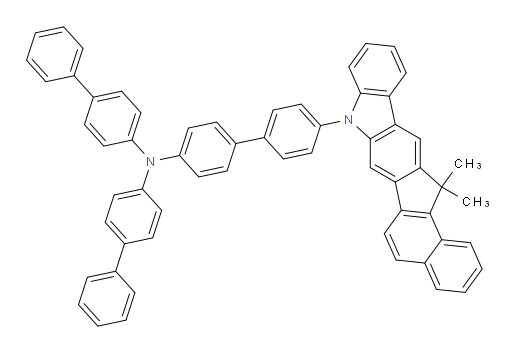 N,N-di([1,1'-biphenyl]-4-yl)-4'-(14,14-dimethylbenzo[4,5]indeno[1,2-b]carbazol-8(14H)-yl)-[1,1'-biphenyl]-4-amine