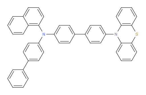 N-(4'-(10H-phenothiazin-10-yl)-[1,1'-biphenyl]-4-yl)-N-([1,1'-biphenyl]-4-yl)naphthalen-1-amine