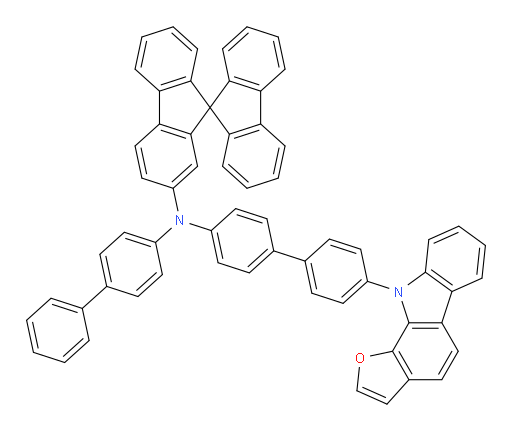 N-(4'-(10H-furo[2,3-a]carbazol-10-yl)-[1,1'-biphenyl]-4-yl)-N-([1,1'-biphenyl]-4-yl)-9,9'-spirobi[fluoren]-2-amine