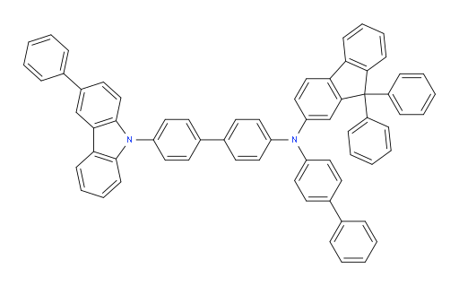 N-([1,1'-biphenyl]-4-yl)-9,9-diphenyl-N-(4'-(3-phenyl-9H-carbazol-9-yl)-[1,1'-biphenyl]-4-yl)-9H-fluoren-2-amine