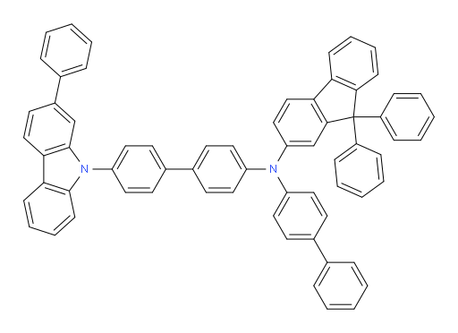 N-([1,1'-biphenyl]-4-yl)-9,9-diphenyl-N-(4'-(2-phenyl-9H-carbazol-9-yl)-[1,1'-biphenyl]-4-yl)-9H-fluoren-2-amine