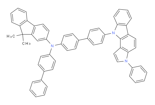 N-([1,1'-biphenyl]-4-yl)-9,9-dimethyl-N-(4'-(3-phenylpyrrolo[3,2-a]carbazol-10(3H)-yl)-[1,1'-biphenyl]-4-yl)-9H-fluoren-2-amine