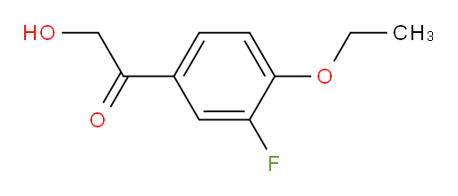1-(4-ethoxy-3-fluorophenyl)-2-hydroxyethanone
