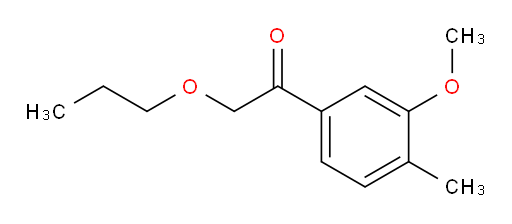1-(3-methoxy-4-methylphenyl)-2-propoxyethanone