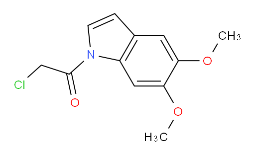 2-chloro-1-(5,6-dimethoxy-1H-indol-1-yl)ethanone