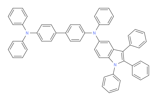 N4,N4,N4'-triphenyl-N4'-(1,2,3-triphenyl-1H-indol-5-yl)-[1,1'-biphenyl]-4,4'-diamine