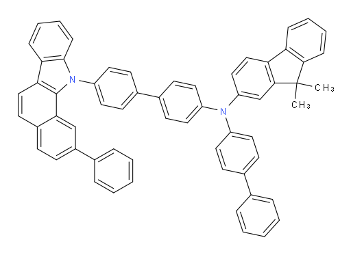 N-([1,1'-biphenyl]-4-yl)-9,9-dimethyl-N-(4'-(2-phenyl-11H-benzo[a]carbazol-11-yl)-[1,1'-biphenyl]-4-yl)-9H-fluoren-2-amine