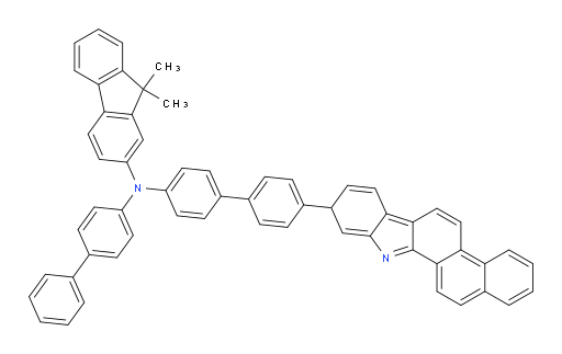 N-(4'-(11H-naphtho[2,1-a]carbazol-11-yl)-[1,1'-biphenyl]-4-yl)-N-([1,1'-biphenyl]-4-yl)-9,9-dimethyl-9H-fluoren-2-amine