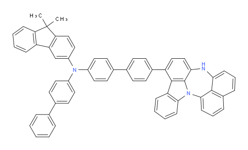 N-(4'-(4H-naphtho[1',8':5,6,7][1,4]diazepino[3,2,1-jk]carbazol-7-yl)-[1,1'-biphenyl]-4-yl)-N-([1,1'-biphenyl]-4-yl)-9,9-dimethyl-9H-fluoren-3-amine
