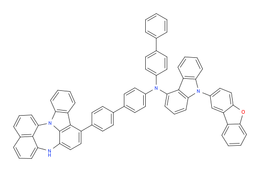 N-(4'-(4H-naphtho[1',8':5,6,7][1,4]diazepino[3,2,1-jk]carbazol-7-yl)-[1,1'-biphenyl]-4-yl)-N-([1,1'-biphenyl]-4-yl)-9-(dibenzo[b,d]furan-2-yl)-9H-carbazol-4-amine