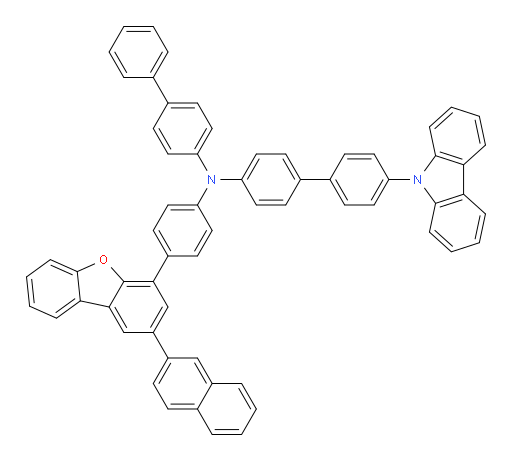 N-([1,1'-biphenyl]-4-yl)-4'-(9H-carbazol-9-yl)-N-(4-(2-(naphthalen-2-yl)dibenzo[b,d]furan-4-yl)phenyl)-[1,1'-biphenyl]-4-amine