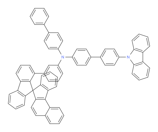 N-([1,1'-biphenyl]-4-yl)-4'-(9H-carbazol-9-yl)-N-(3-(spiro[benzo[c]fluorene-7,9'-fluoren]-1'-yl)phenyl)-[1,1'-biphenyl]-4-amine