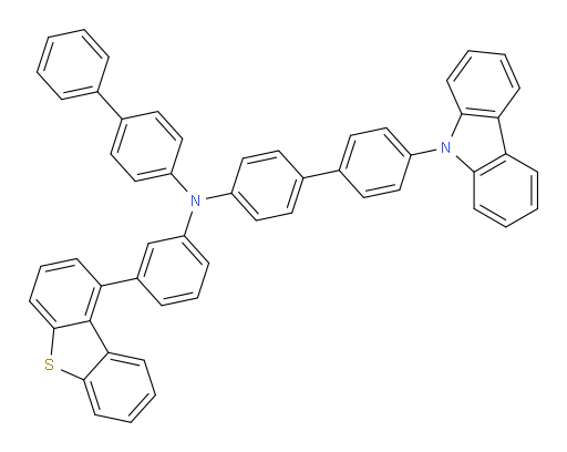 N-([1,1'-biphenyl]-4-yl)-4'-(9H-carbazol-9-yl)-N-(3-(dibenzo[b,d]thiophen-1-yl)phenyl)-[1,1'-biphenyl]-4-amine