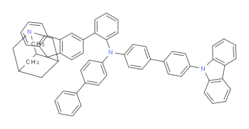 N-(2-(1-azaspiro[adamantane-4,9'-fluoren]-3'-yl)phenyl)-N-([1,1'-biphenyl]-4-yl)-4'-(9H-carbazol-9-yl)-[1,1'-biphenyl]-4-amine