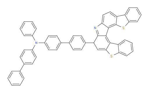N-([1,1'-biphenyl]-4-yl)-4'-(7H-benzo[4,5]thieno[2,3-c]benzo[4,5]thieno[2,3-g]carbazol-7-yl)-N-phenyl-[1,1'-biphenyl]-4-amine