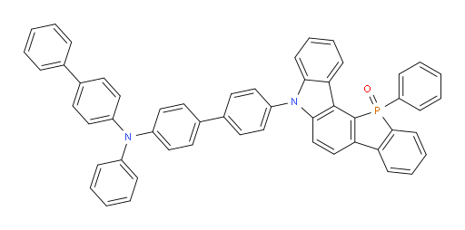 5-(4'-([1,1'-biphenyl]-4-yl(phenyl)amino)-[1,1'-biphenyl]-4-yl)-12-phenyl-5,12-dihydrophosphindolo[3,2-c]carbazole 12-oxide