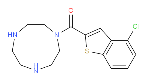 (4-chlorobenzo[b]thiophen-2-yl)(1,4,7-triazonan-1-yl)methanone