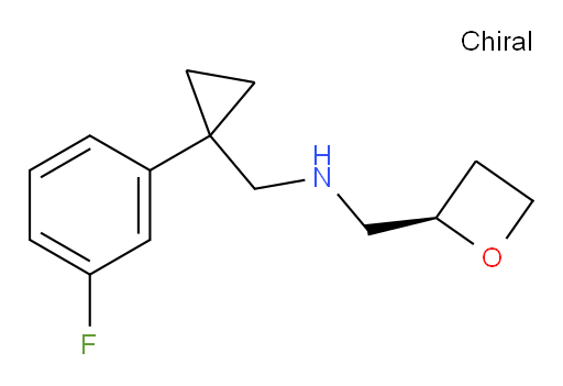 (R)-1-(1-(3-fluorophenyl)cyclopropyl)-N-(oxetan-2-ylmethyl)methanamine