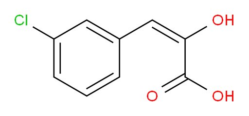 (E)-3-(3-chlorophenyl)-2-hydroxyacrylic acid