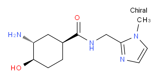 (1S,3R,4R)-3-amino-4-hydroxy-N-((1-methyl-1H-imidazol-2-yl)methyl)cyclohexanecarboxamide
