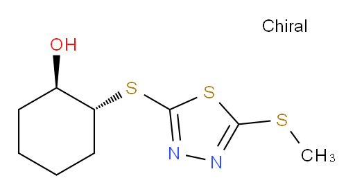 (1R,2R)-2-((5-(methylthio)-1,3,4-thiadiazol-2-yl)thio)cyclohexanol