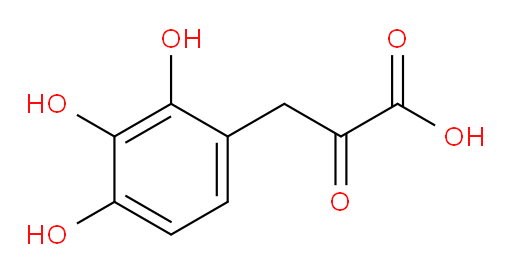 2-oxo-3-(2,3,4-trihydroxyphenyl)propanoic acid