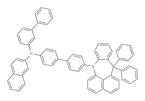 N-([1,1'-biphenyl]-3-yl)-N-(4'-(12,12-diphenylbenzo[f]naphtho[1,8-bc]azepin-7(12H)-yl)-[1,1'-biphenyl]-4-yl)naphthalen-2-amine