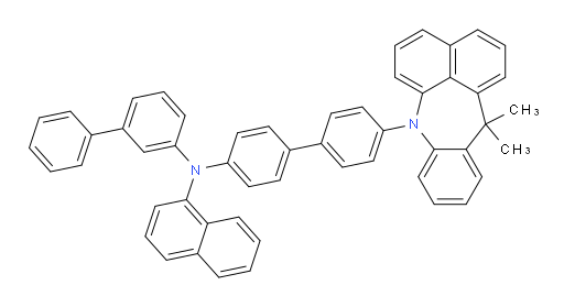 N-([1,1'-biphenyl]-3-yl)-N-(4'-(12,12-dimethylbenzo[f]naphtho[1,8-bc]azepin-7(12H)-yl)-[1,1'-biphenyl]-4-yl)naphthalen-1-amine