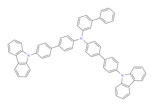 N,N-bis(4'-(9H-carbazol-9-yl)-[1,1'-biphenyl]-4-yl)-[1,1'-biphenyl]-3-amine