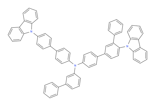 N-(4'-(9H-carbazol-9-yl)-[1,1'-biphenyl]-4-yl)-N-([1,1'-biphenyl]-3-yl)-4'-(9H-carbazol-9-yl)-[1,1':3',1''-terphenyl]-4-amine