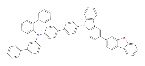 N-([1,1'-biphenyl]-3-yl)-N-(4'-(3-(dibenzo[b,d]furan-3-yl)-9H-carbazol-9-yl)-[1,1'-biphenyl]-4-yl)-[1,1'-biphenyl]-2-amine