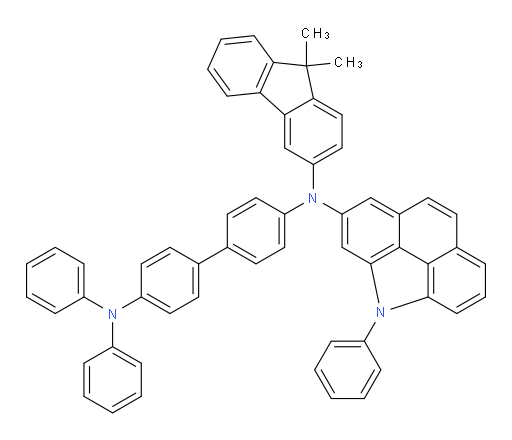 N4-(9,9-dimethyl-9H-fluoren-3-yl)-N4',N4'-diphenyl-N4-(4-phenyl-4H-benzo[def]carbazol-2-yl)-[1,1'-biphenyl]-4,4'-diamine