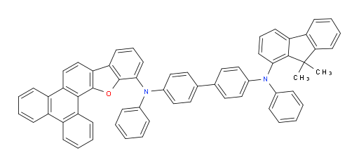 N4-(9,9-dimethyl-9H-fluoren-1-yl)-N4,N4'-diphenyl-N4'-(triphenyleno[1,2-b]benzofuran-14-yl)-[1,1'-biphenyl]-4,4'-diamine