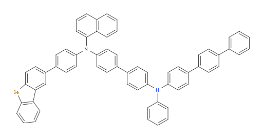 N4-([1,1':4',1''-terphenyl]-4-yl)-N4'-(4-(dibenzo[b,d]selenophen-2-yl)phenyl)-N4'-(naphthalen-1-yl)-N4-phenyl-[1,1'-biphenyl]-4,4'-diamine