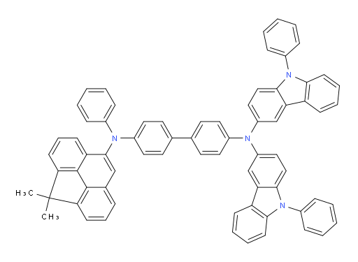 N4-(4,4-dimethyl-4H-cyclopenta[def]phenanthren-8-yl)-N4-phenyl-N4',N4'-bis(9-phenyl-9H-carbazol-3-yl)-[1,1'-biphenyl]-4,4'-diamine