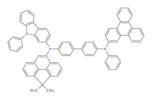 N4-(4,4-dimethyl-4H-cyclopenta[def]phenanthren-8-yl)-N4'-phenyl-N4-(9-phenyl-9H-carbazol-2-yl)-N4'-(triphenylen-2-yl)-[1,1'-biphenyl]-4,4'-diamine