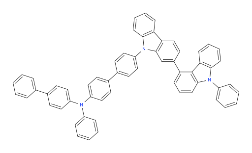 N-([1,1'-biphenyl]-4-yl)-N-phenyl-4'-(9'-phenyl-9H,9'H-[2,4'-bicarbazol]-9-yl)-[1,1'-biphenyl]-4-amine