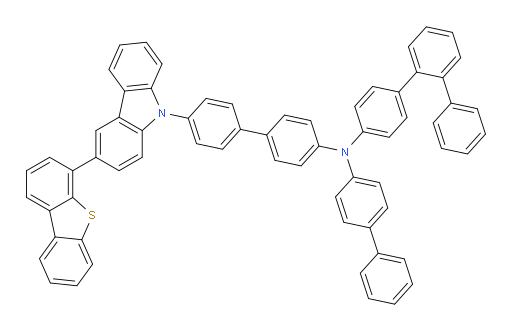 N-([1,1'-biphenyl]-4-yl)-N-(4'-(3-(dibenzo[b,d]thiophen-4-yl)-9H-carbazol-9-yl)-[1,1'-biphenyl]-4-yl)-[1,1':2',1''-terphenyl]-4-amine