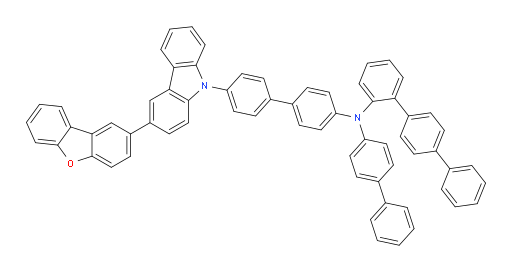 N-([1,1'-biphenyl]-4-yl)-N-(4'-(3-(dibenzo[b,d]furan-2-yl)-9H-carbazol-9-yl)-[1,1'-biphenyl]-4-yl)-[1,1':4',1''-terphenyl]-2-amine