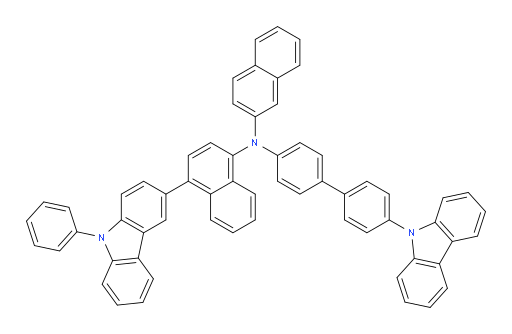 N-(4'-(9H-carbazol-9-yl)-[1,1'-biphenyl]-4-yl)-N-(naphthalen-2-yl)-4-(9-phenyl-9H-carbazol-3-yl)naphthalen-1-amine
