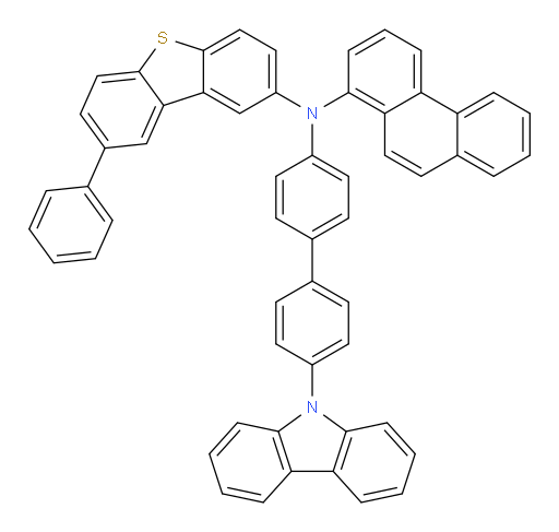 N-(4'-(9H-carbazol-9-yl)-[1,1'-biphenyl]-4-yl)-N-(phenanthren-1-yl)-8-phenyldibenzo[b,d]thiophen-2-amine