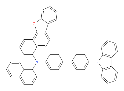 N-(4'-(9H-carbazol-9-yl)-[1,1'-biphenyl]-4-yl)-N-(naphthalen-1-yl)naphtho[1,2-b]benzofuran-4-amine