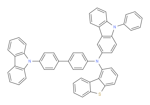 N-(4'-(9H-carbazol-9-yl)-[1,1'-biphenyl]-4-yl)-N-(dibenzo[b,d]thiophen-1-yl)-9-phenyl-9H-carbazol-3-amine