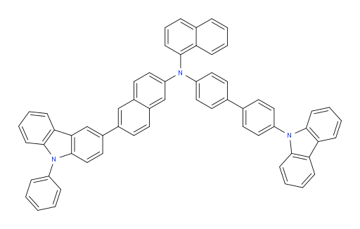 N-(4'-(9H-carbazol-9-yl)-[1,1'-biphenyl]-4-yl)-N-(6-(9-phenyl-9H-carbazol-3-yl)naphthalen-2-yl)naphthalen-1-amine
