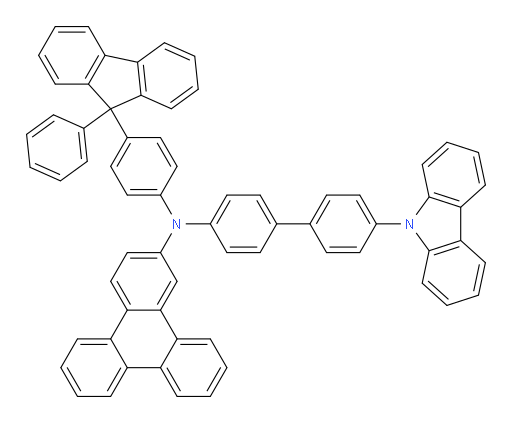 N-(4'-(9H-carbazol-9-yl)-[1,1'-biphenyl]-4-yl)-N-(4-(9-phenyl-9H-fluoren-9-yl)phenyl)triphenylen-2-amine