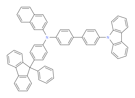 N-(4'-(9H-carbazol-9-yl)-[1,1'-biphenyl]-4-yl)-N-(4-(9-phenyl-9H-fluoren-9-yl)phenyl)naphthalen-2-amine