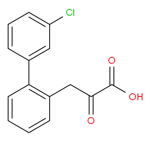 3-(3'-chloro-[1,1'-biphenyl]-2-yl)-2-oxopropanoic acid